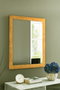 Hanah Home Espejo Decorativo Dorado con Marco